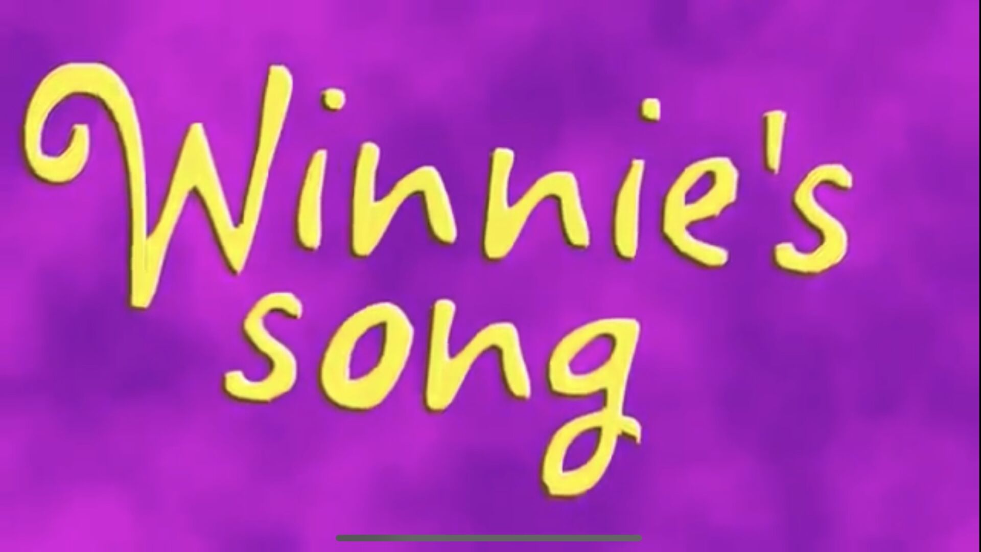 Winnie‘s song